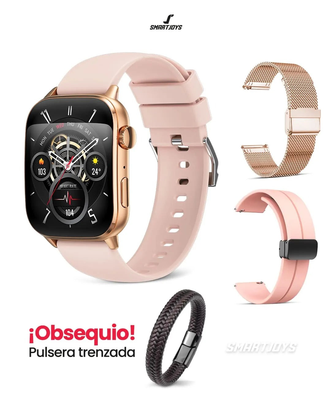 Smartwatch G-TIDE S6 PRO Plateado Silver con manillas