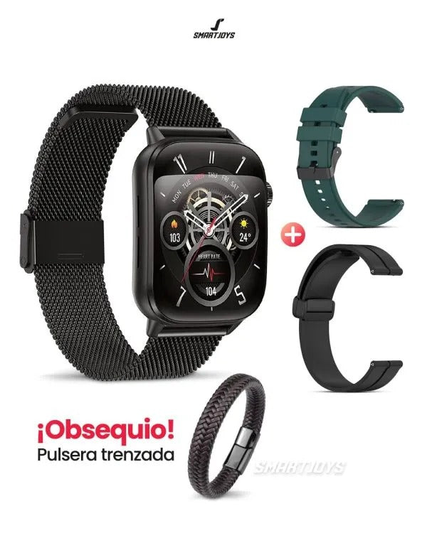Smartwatch G-TIDE S6 PRO Rosado Gold miniatura